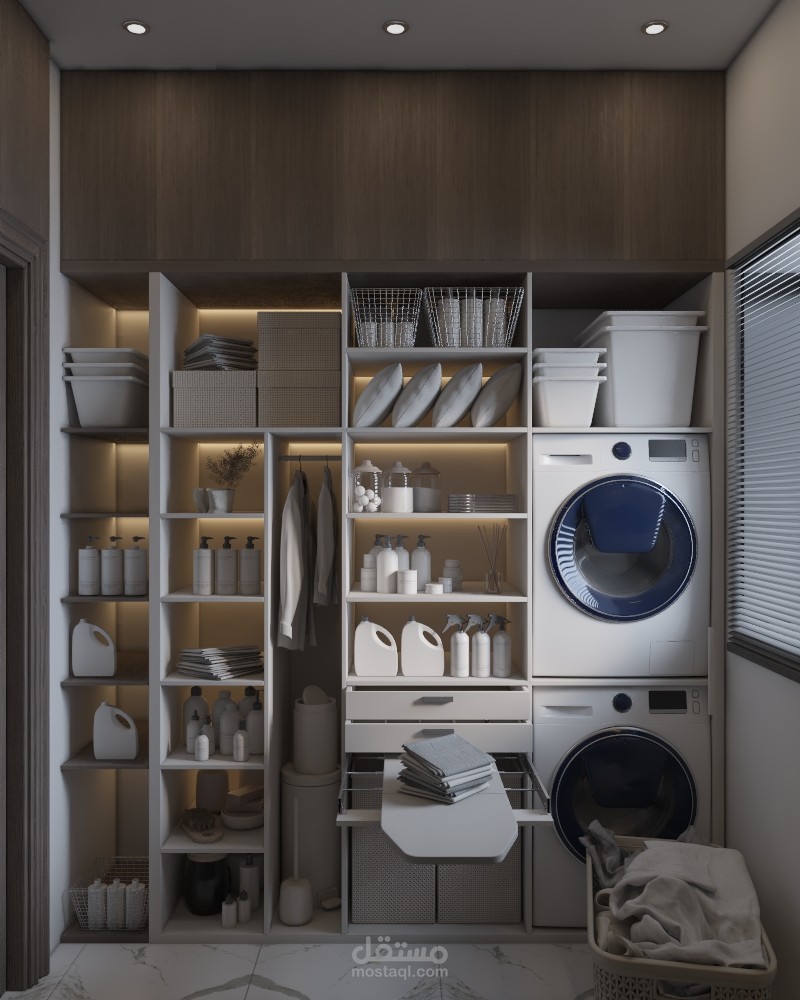 مخزن و غرفة غسيل