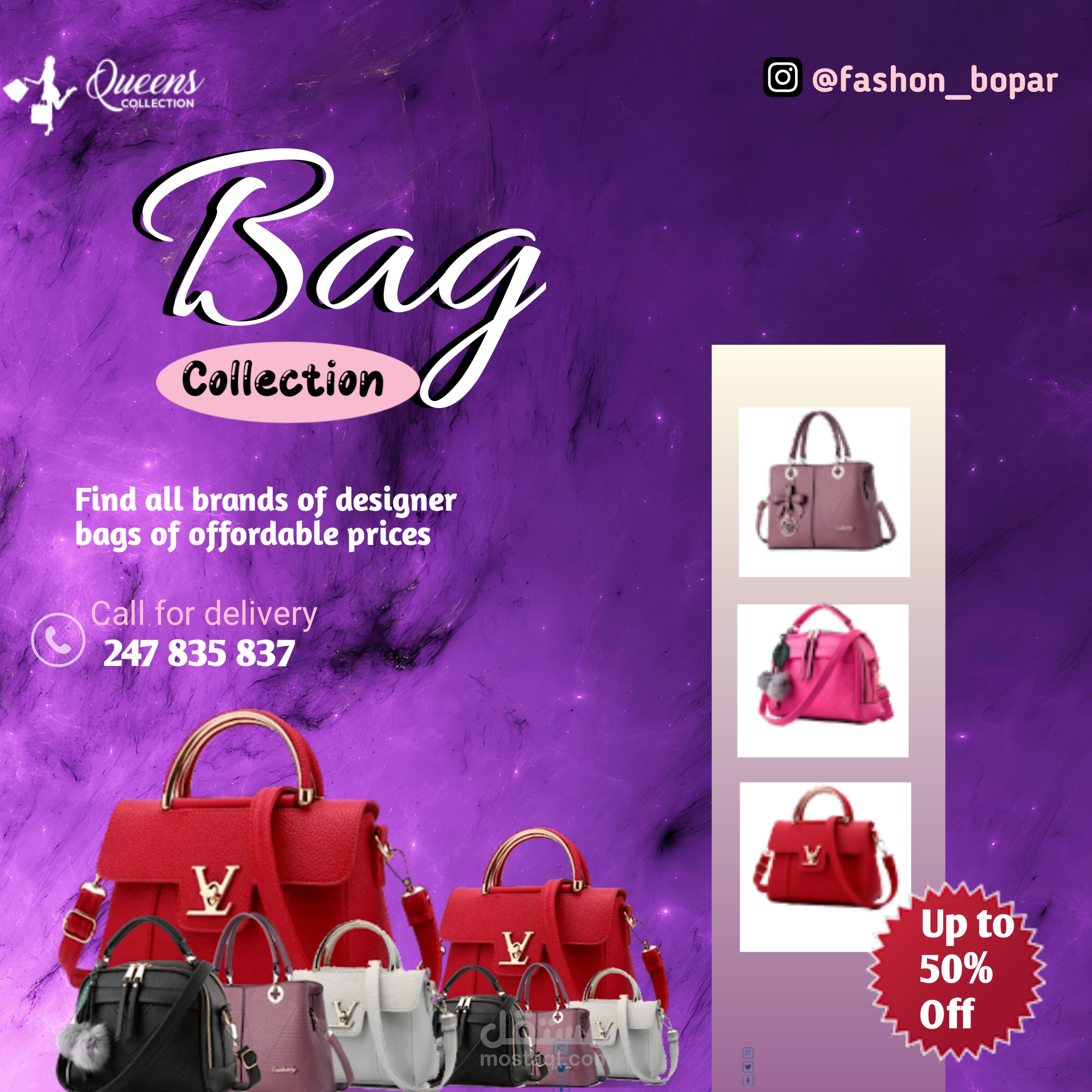Bag ad instgram