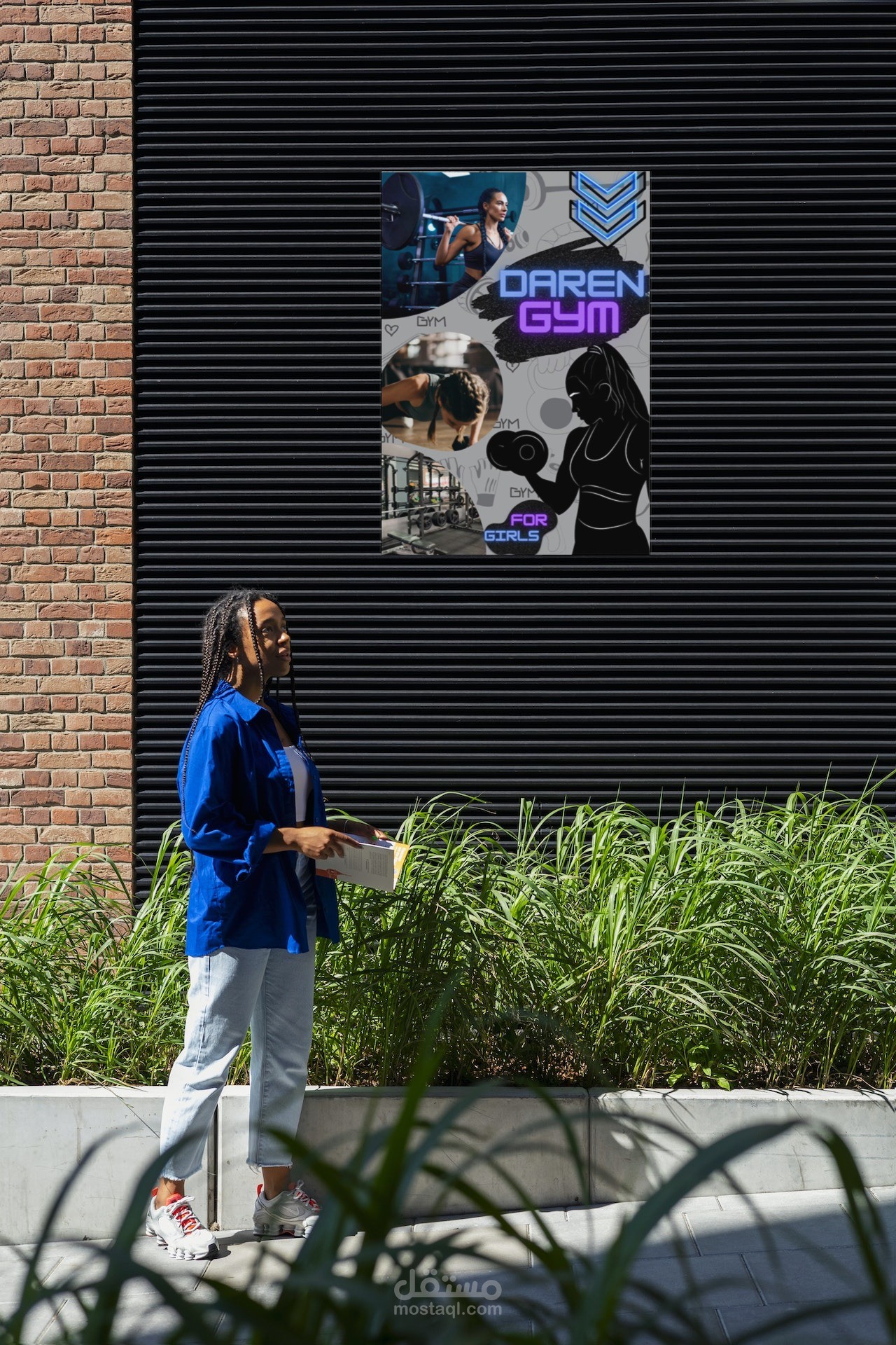 Flyer  for a girls' gym