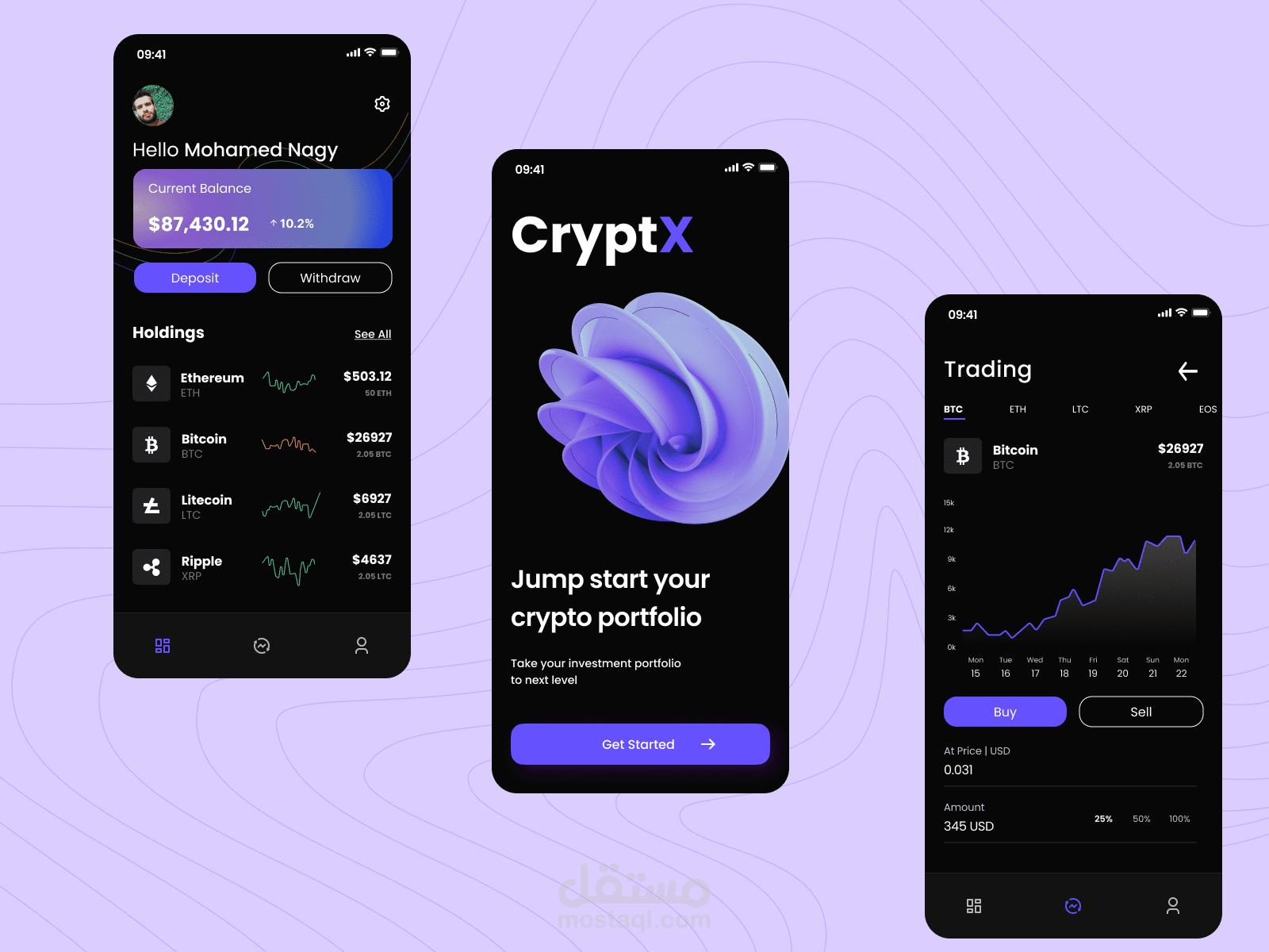 Crypto investing app