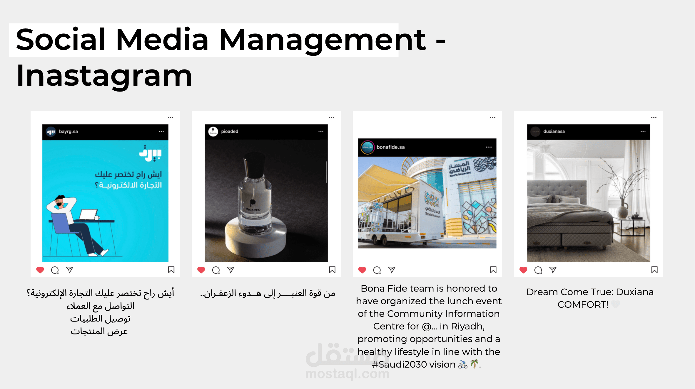 Portfolio Marketing and Social Media