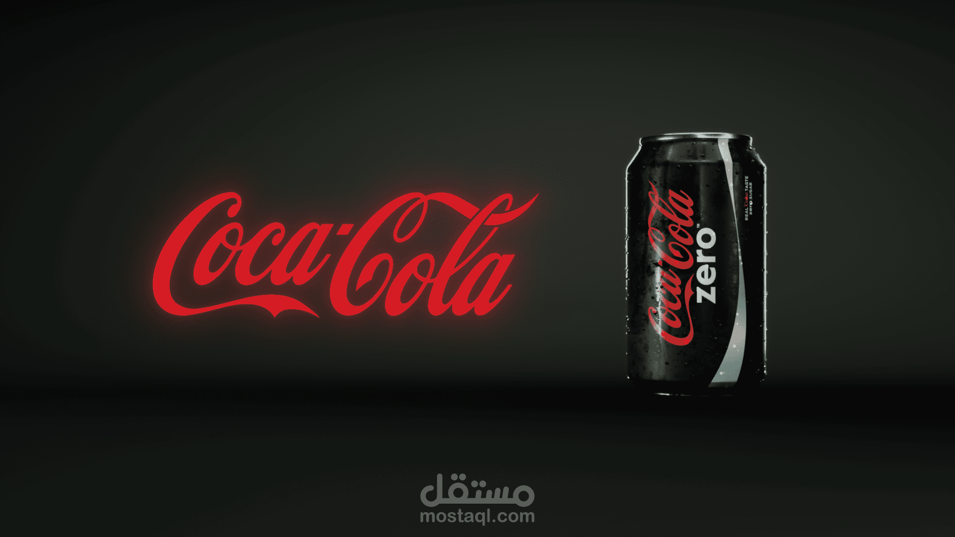 Coke Zero 3D Product Animation - Cinema 4D & Octane.