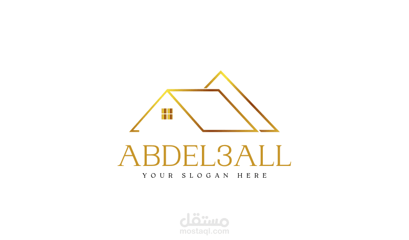 لوجو عقارات احترافي مميز