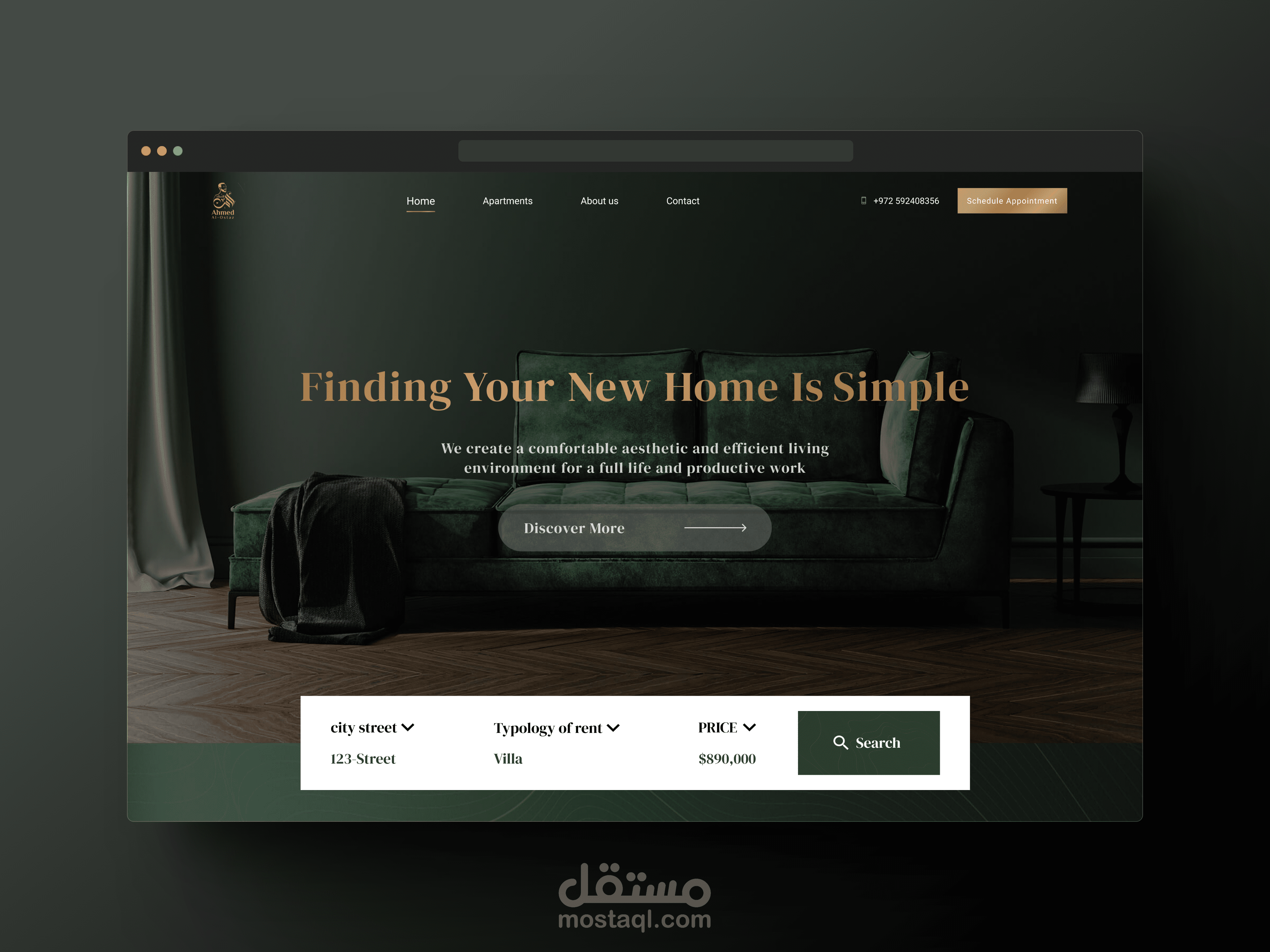 Real Estate Website || منصة عقارات لبيع وشراء الشقق.