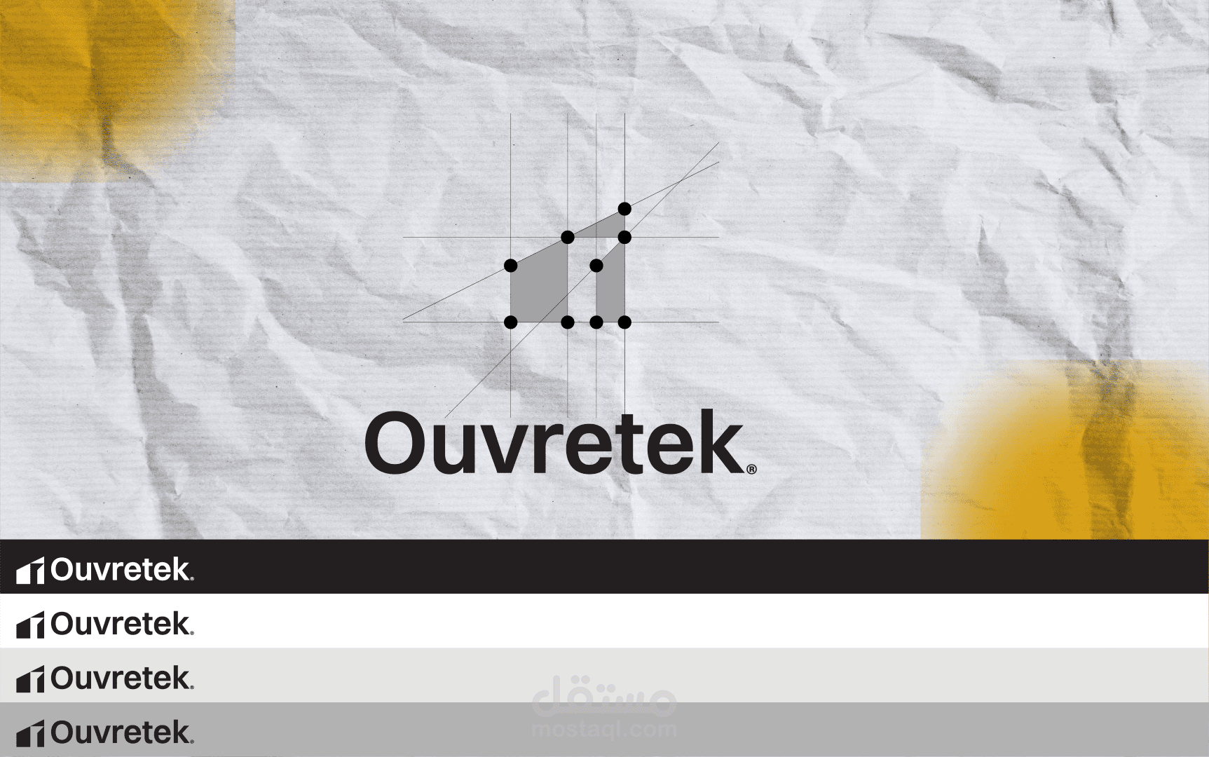 تصميم شعار و بطاقة عمل لشركة ouvrtek