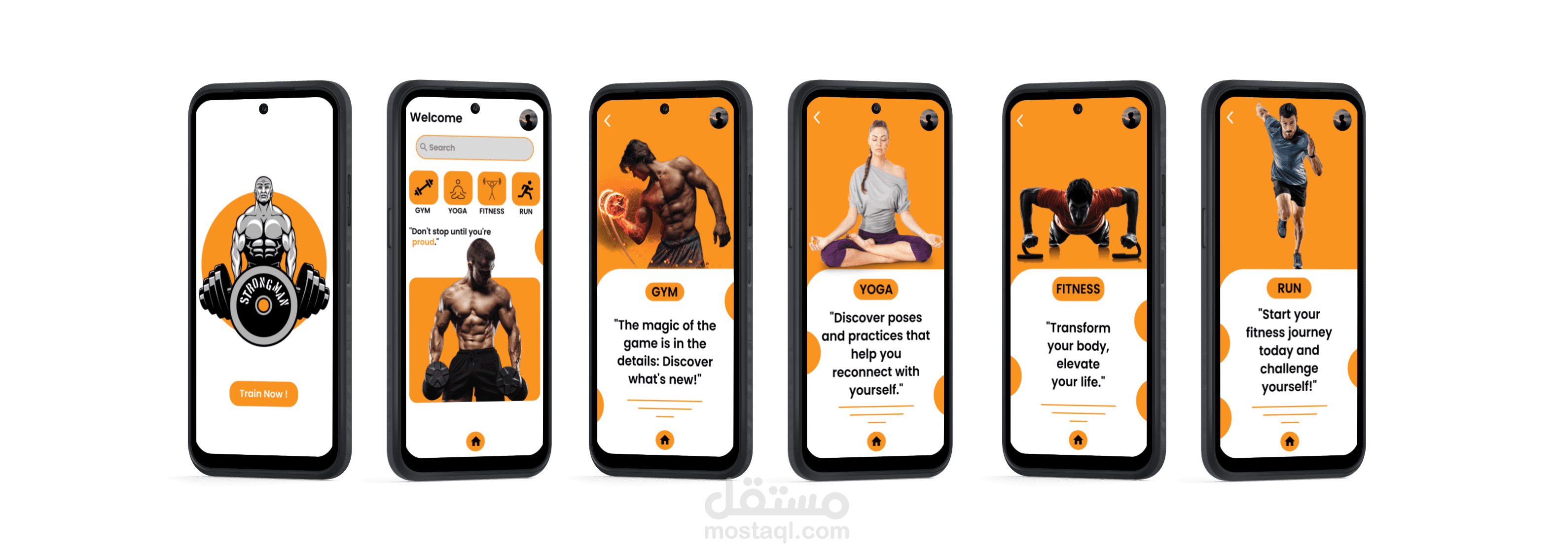 UI/UX Design (Gym App)