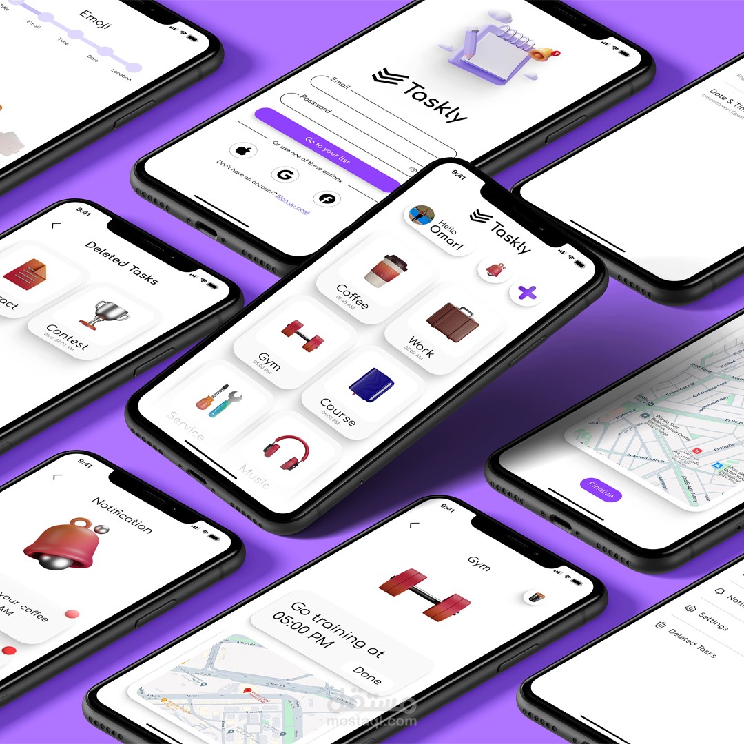 Taskly UI Design