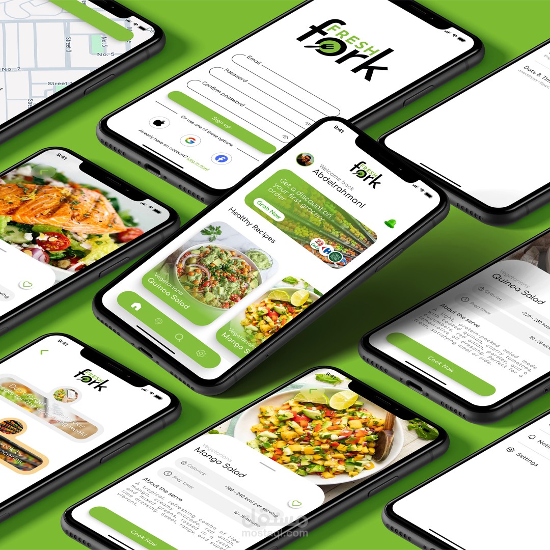 Fresh Fork UI Design