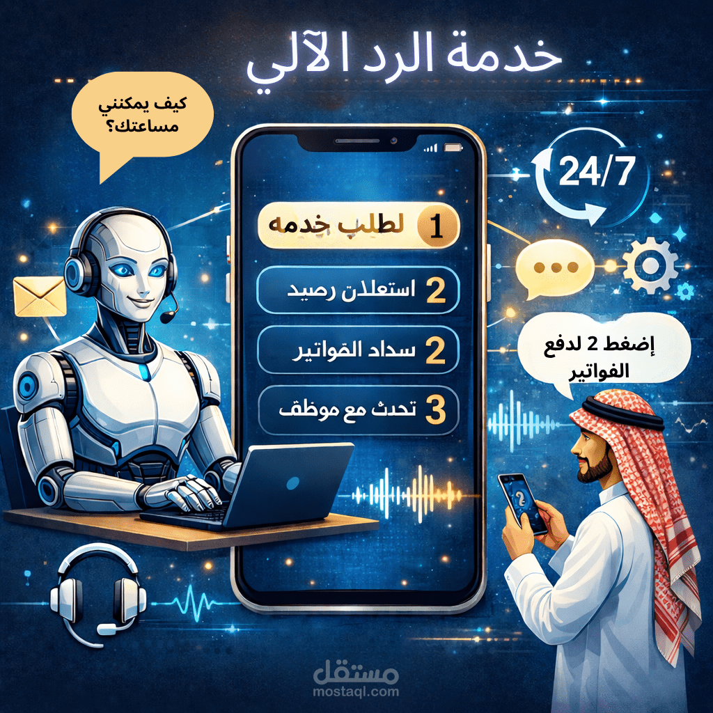 خدمة الرد الآلي
