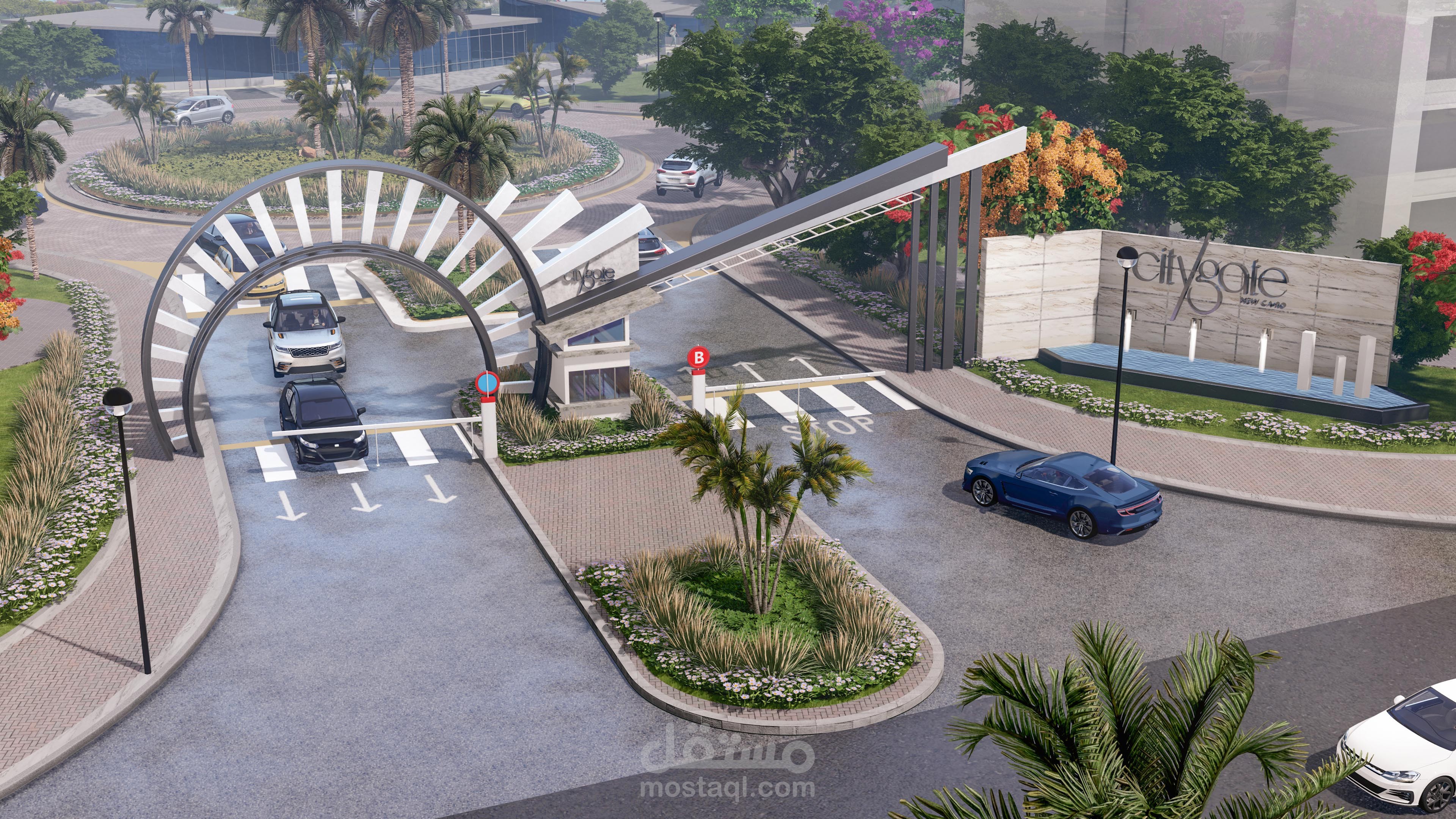 CITY GATE - New Cairo - Landscape Concept Proposal