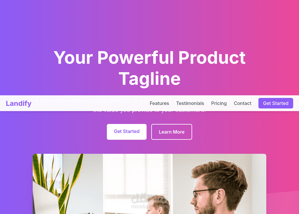 Landify - Modern SaaS Landing Page