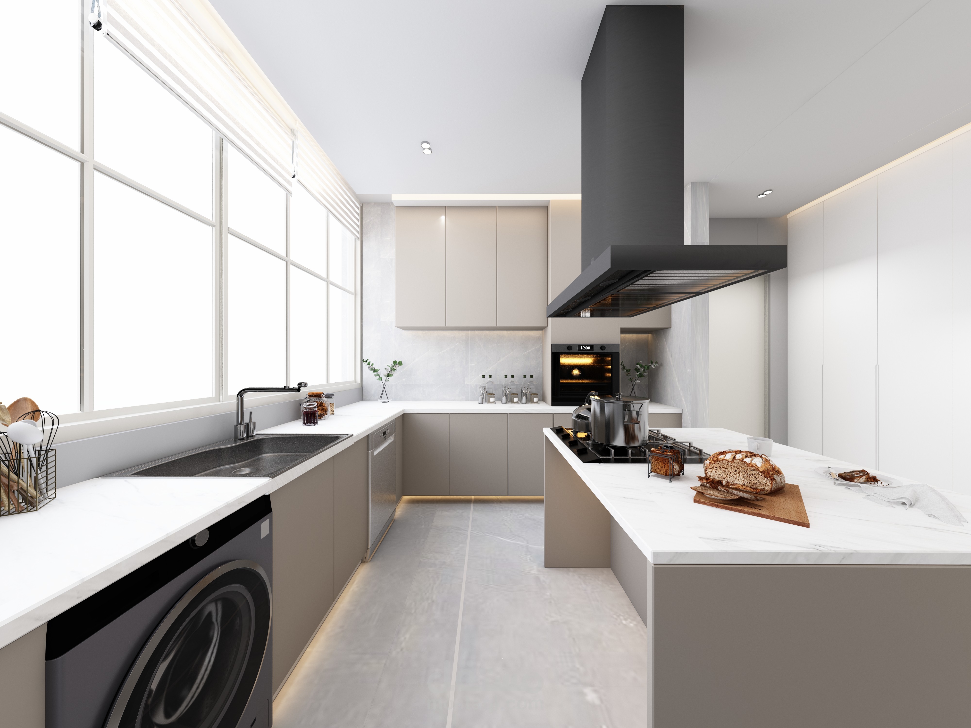 تصميم لمطبخ شق ةفي لبنان