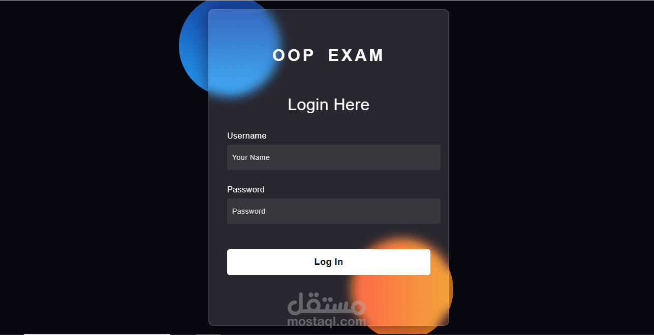 Desgin Login Page