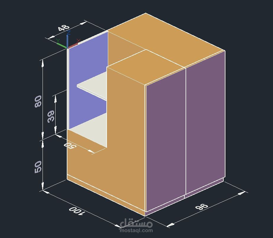 تصميم ثلاثي ابعاد حسب المساحة المتوفرة