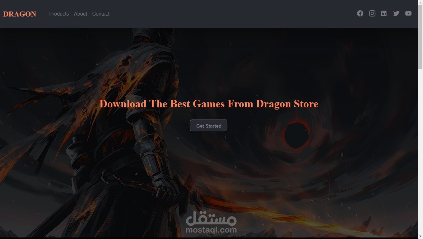 games store front end