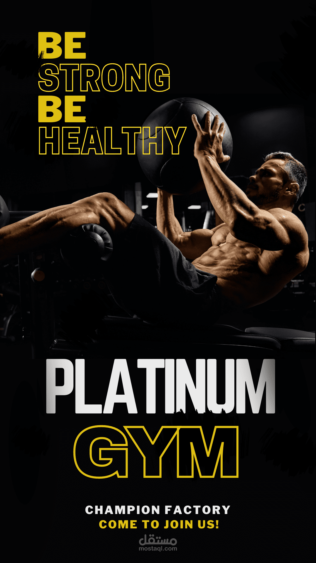 Gym post on social media