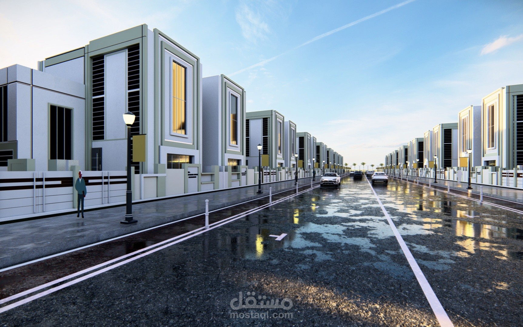 مجاورة سكنية نظام فيلل دوبلكس