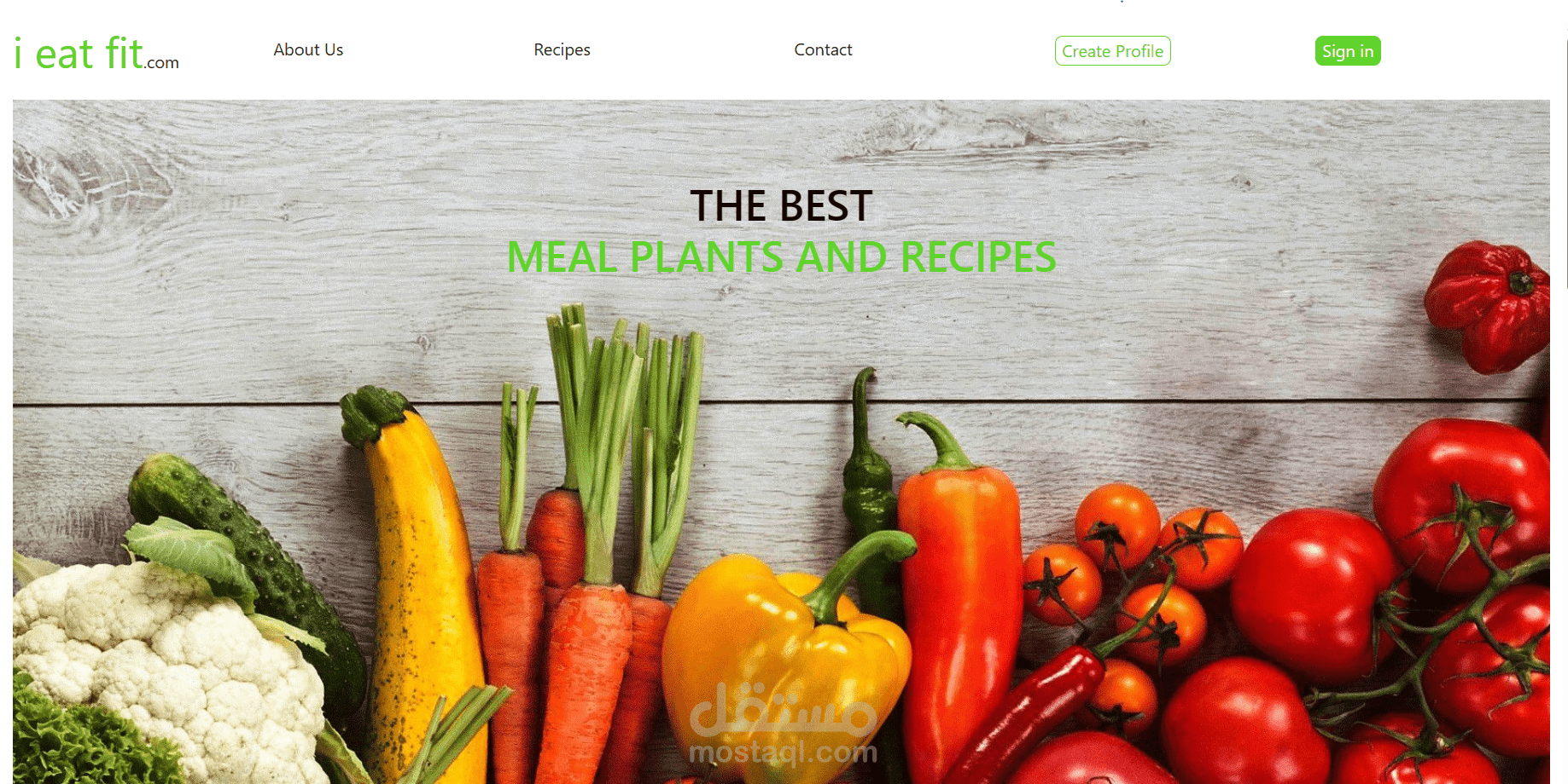 صفحة هبوط(landing page) متجاوبة مع جميع الشاشات