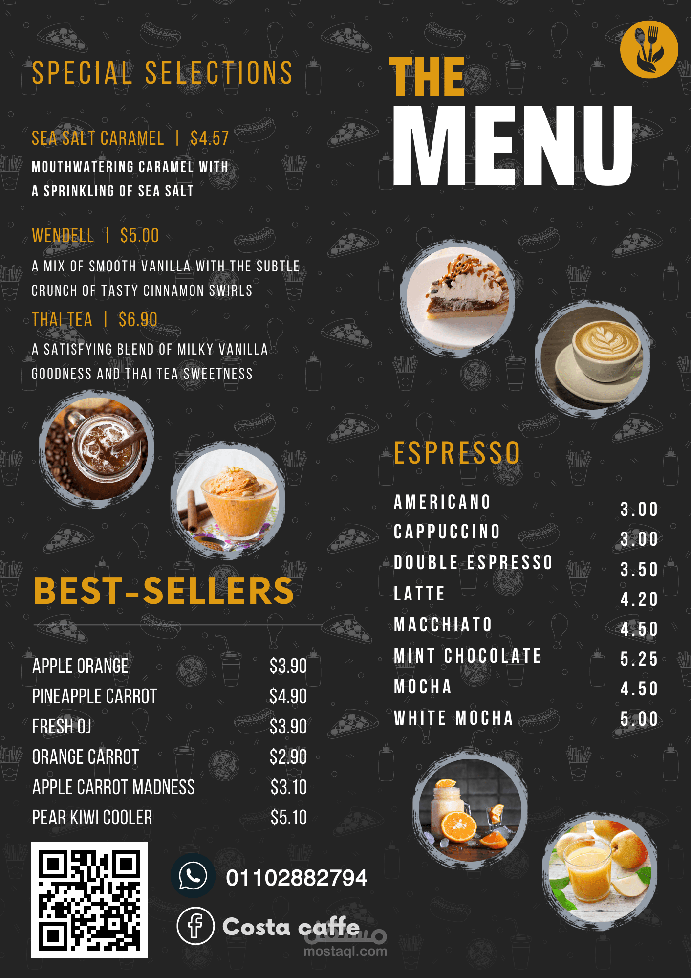 Menu design
