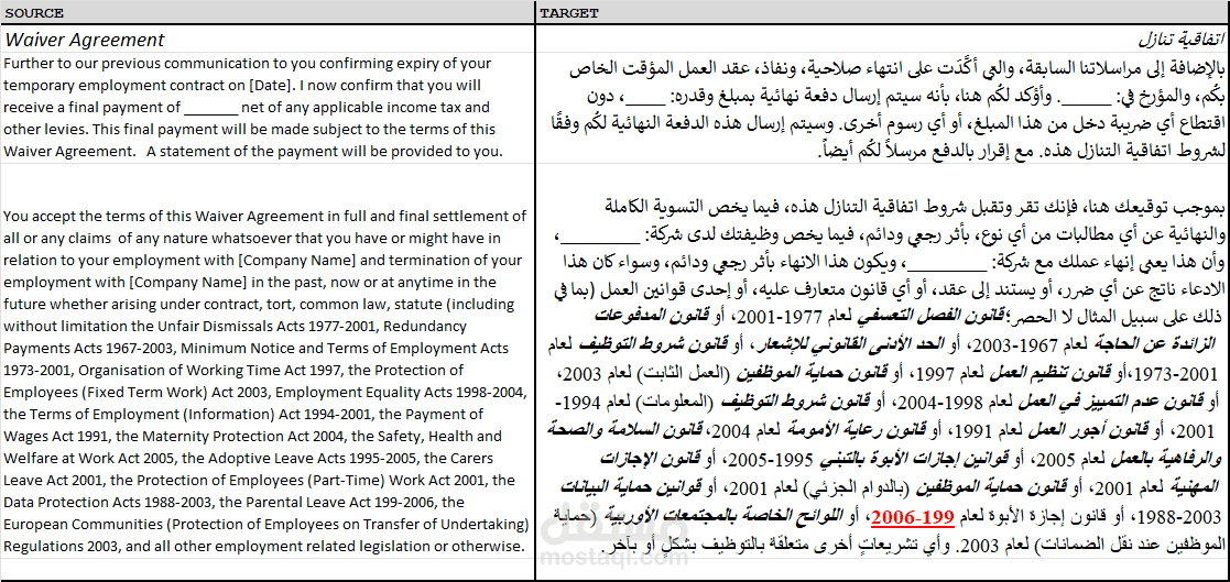 ترجمة قانونية
