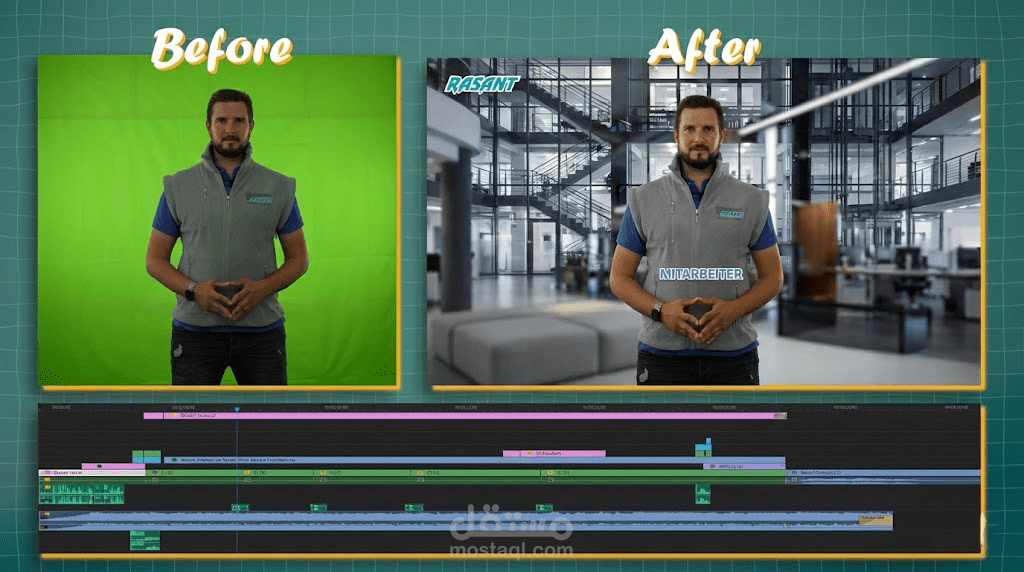 إنتاج فيديو احترافي | تصوير، إضاءة، ومونتاج كامل