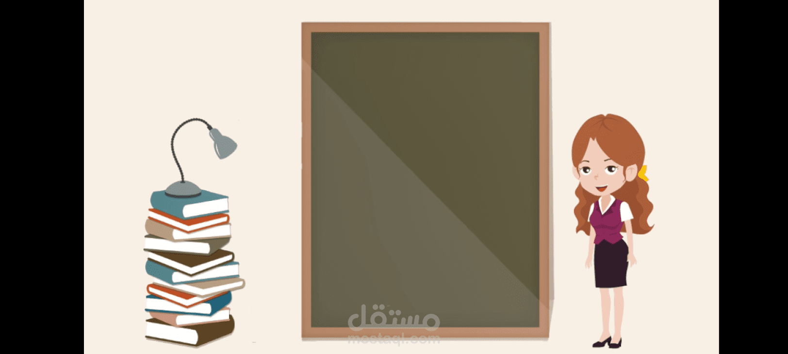 موشن جرافيك تعليمي بطريقة الوايت بورد