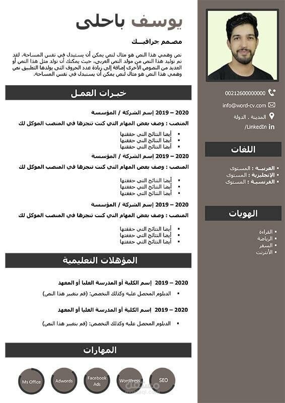 انت تقوم باختيار القالب الذي يعجبك واللغة
