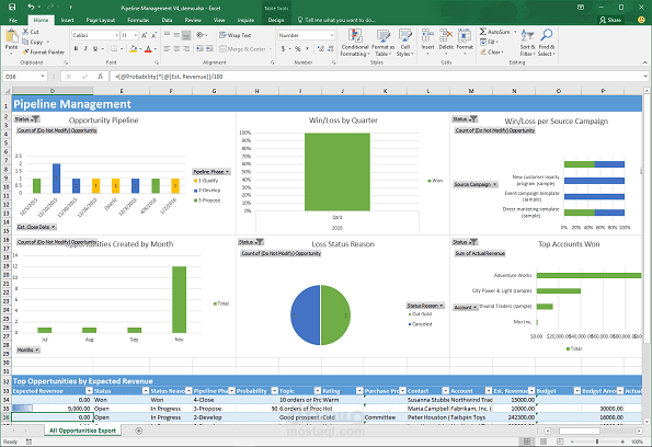 Analyze and share your data with Excel