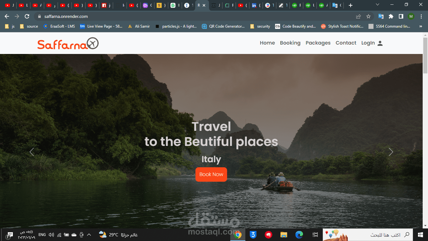 saffarna website for travelling