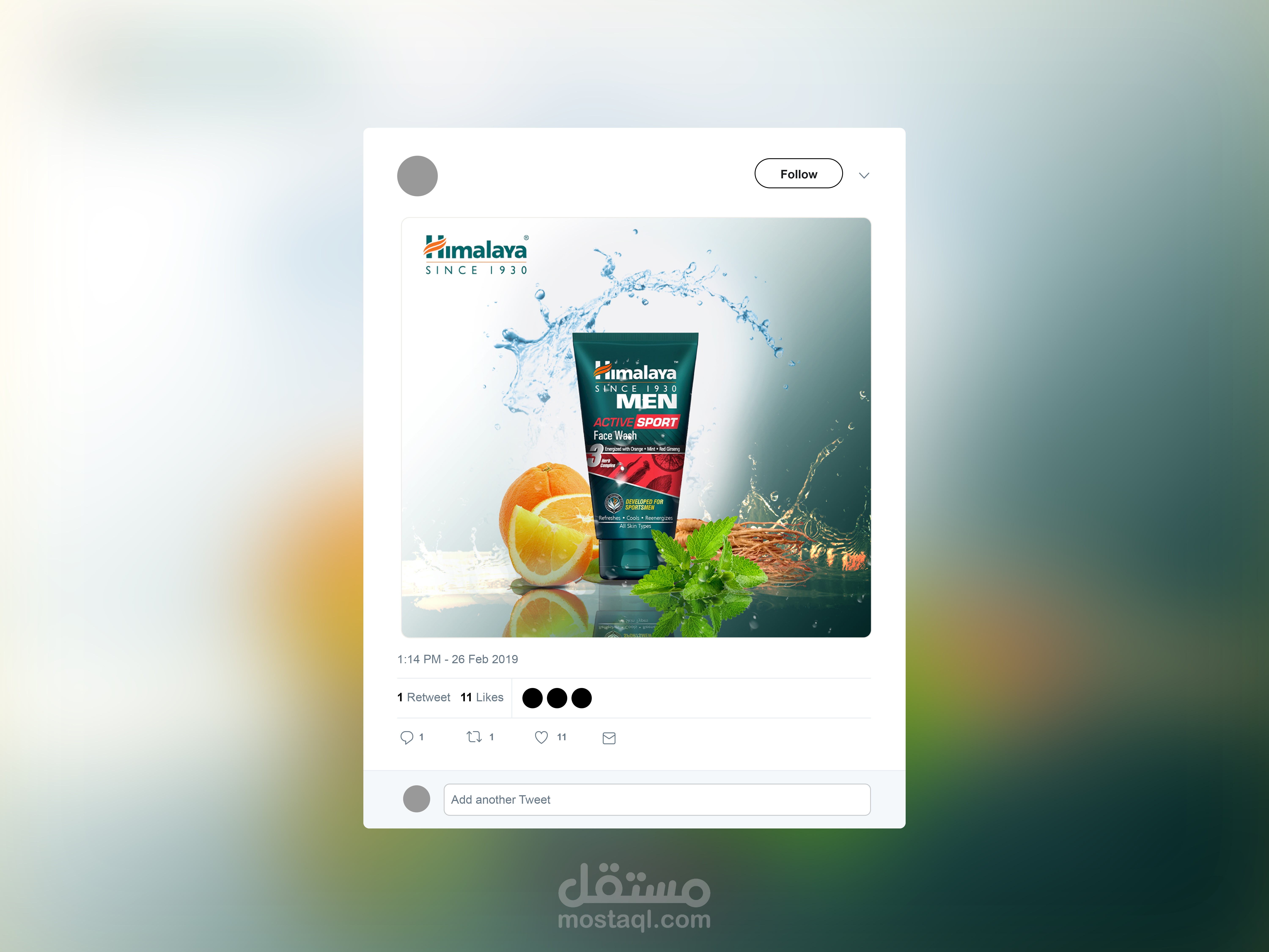 social media post