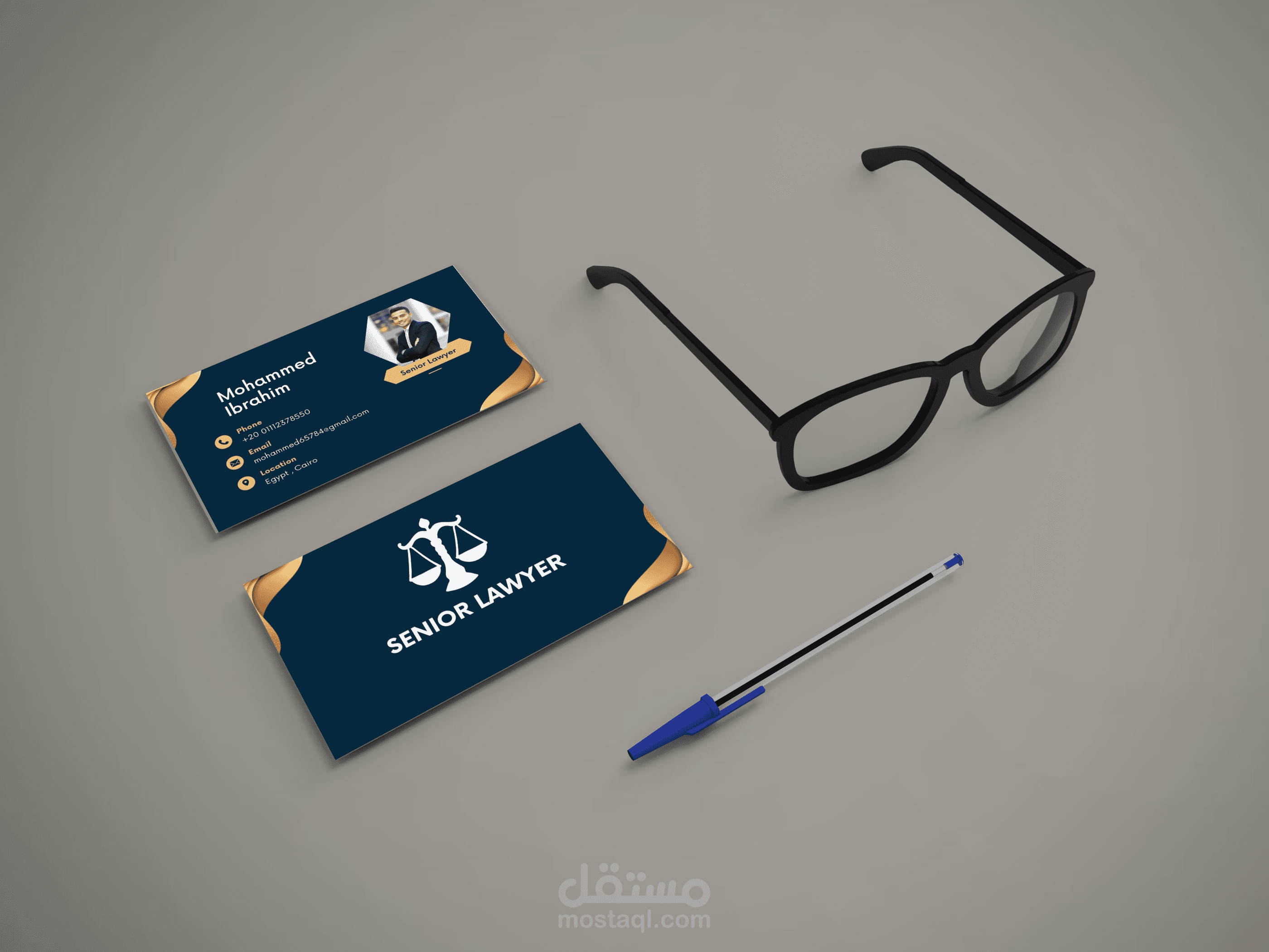 تصميم بطاقة أعمال - بزنس كارد