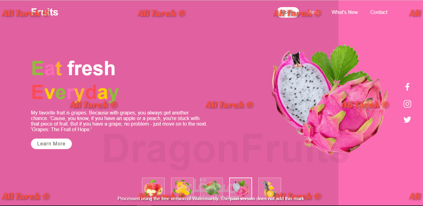 Responsive  Website  With  Image  Slider