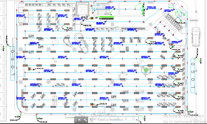 تصميم كهرباء كامل لصيدلية القامة في جدة في المملكة العربية السعودية