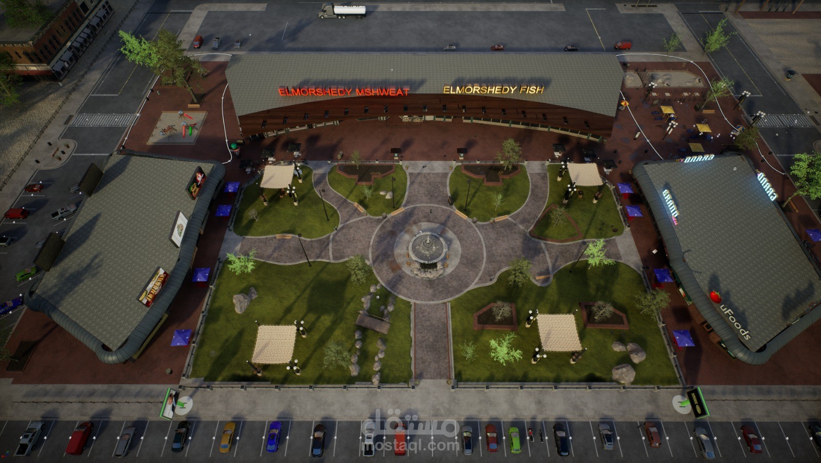 تصميم واحة مستقبل مصر