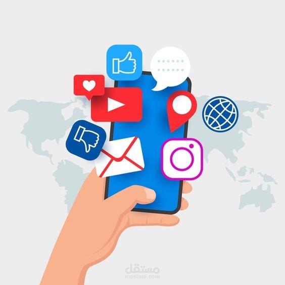 ادارة حسابات التواصل الاجتماعي