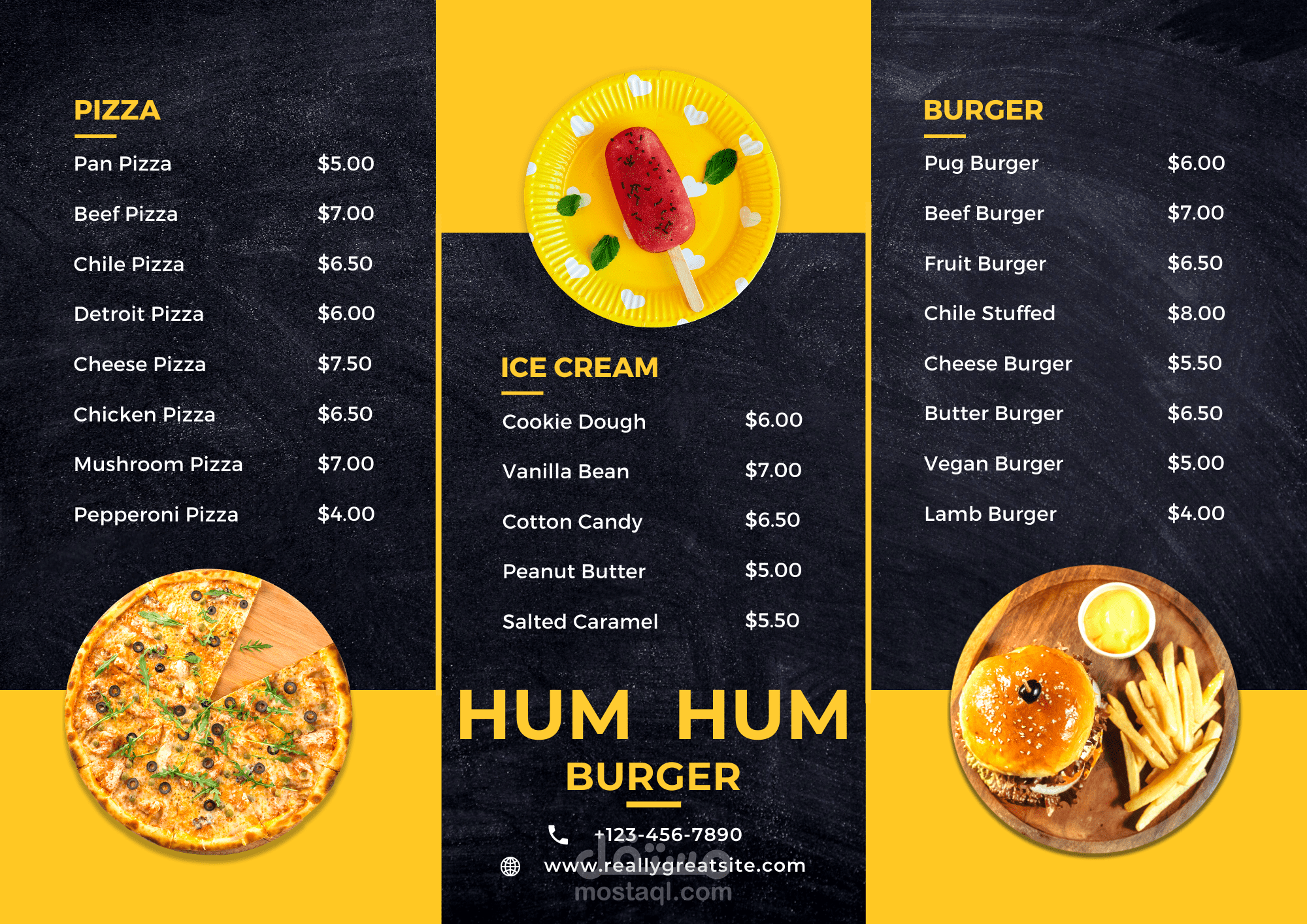 منيو مطعم HUM HUM