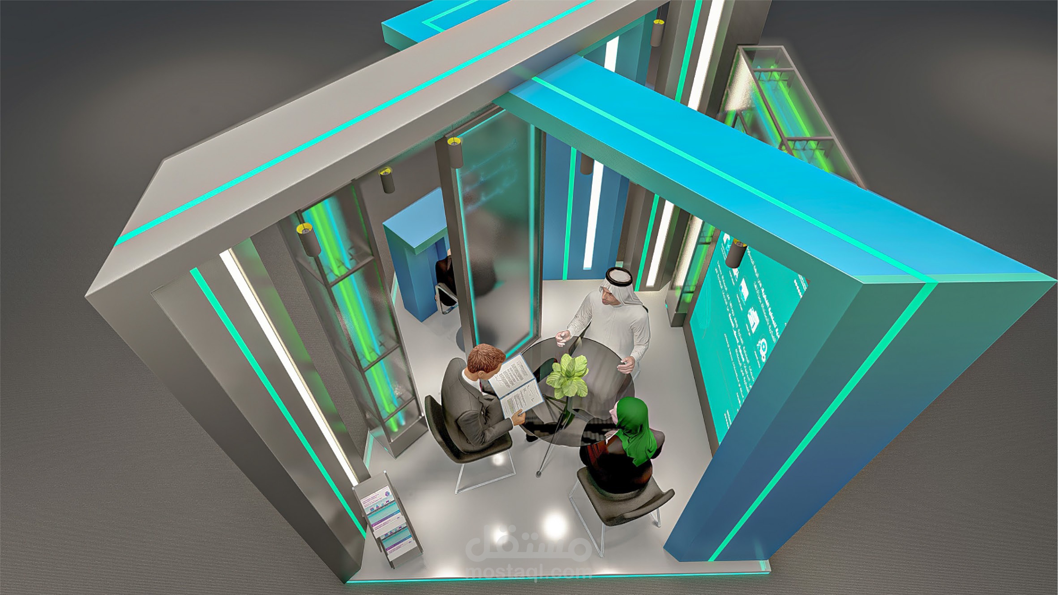 تصميم معارض بوثات تصميم الاستاندات والبوثات الخشبية