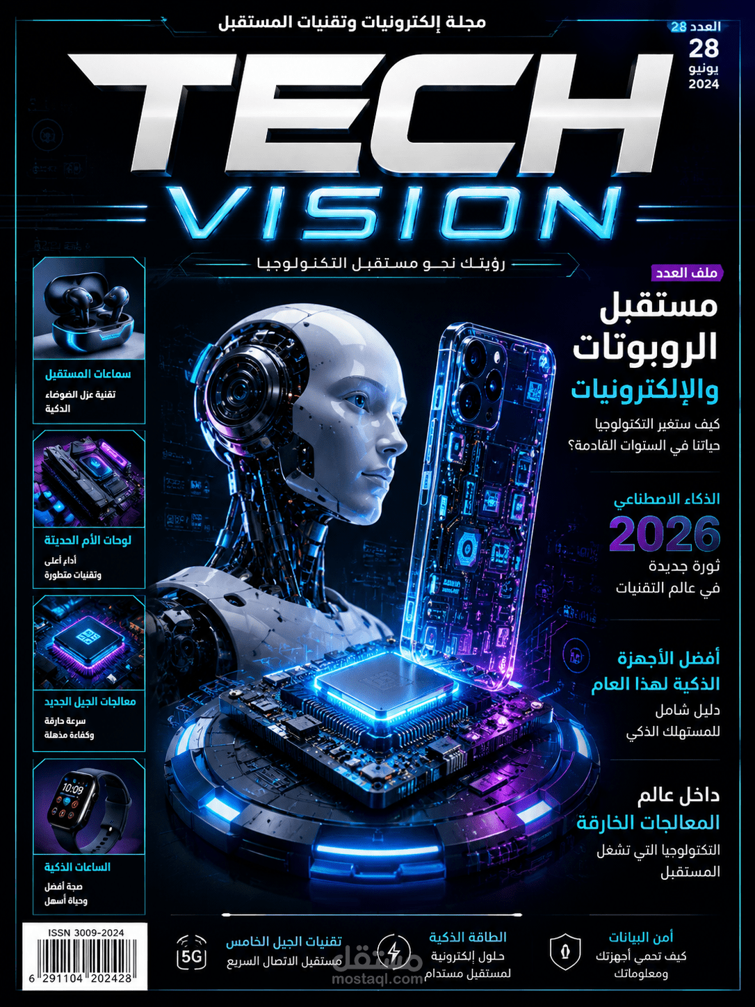🚀 TECH VISION | مستقبل الروبوتات والإلكترونيات