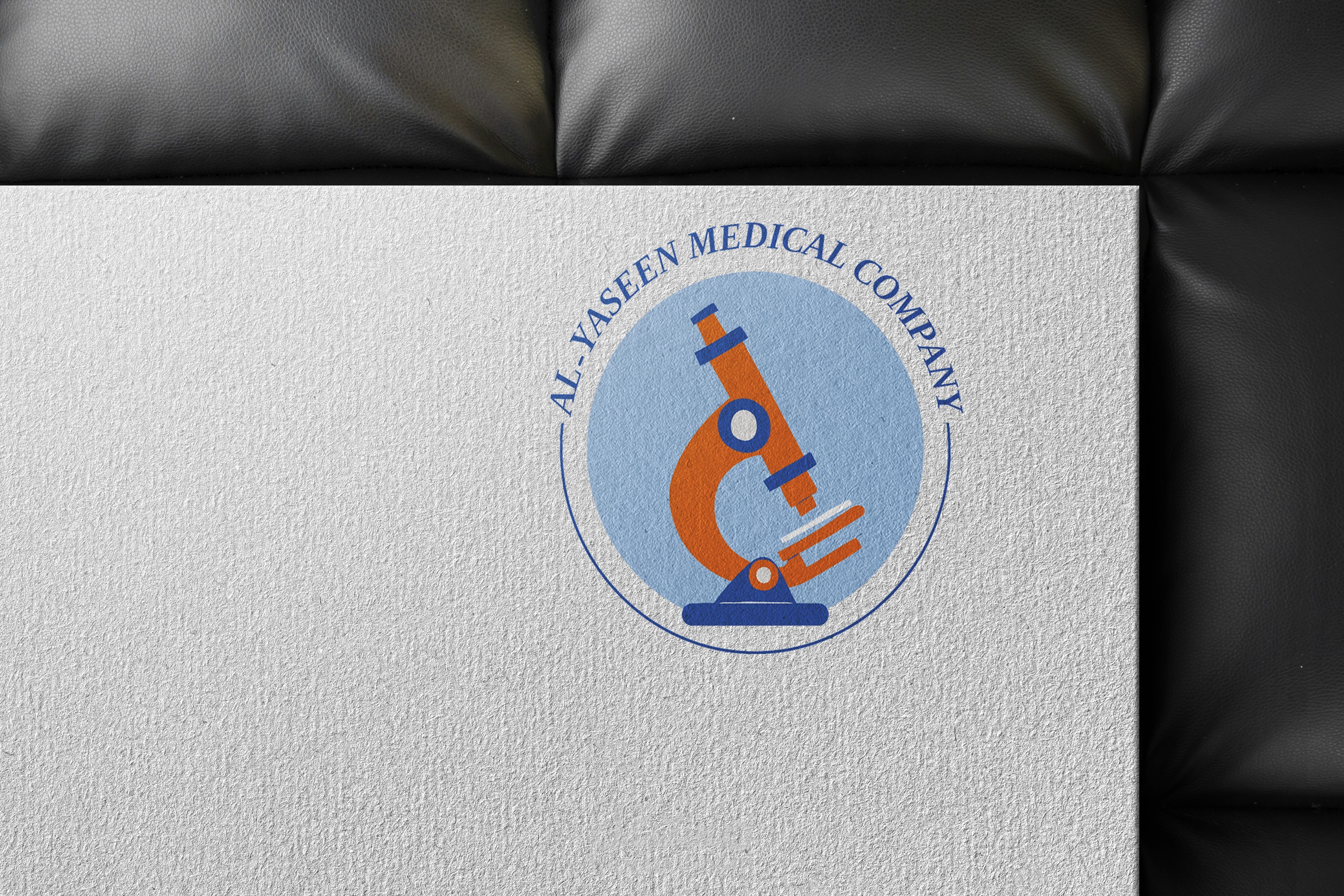 تصميم لوجو و Bussiness card لشركة آل ياسين لتجهيزات المعامل