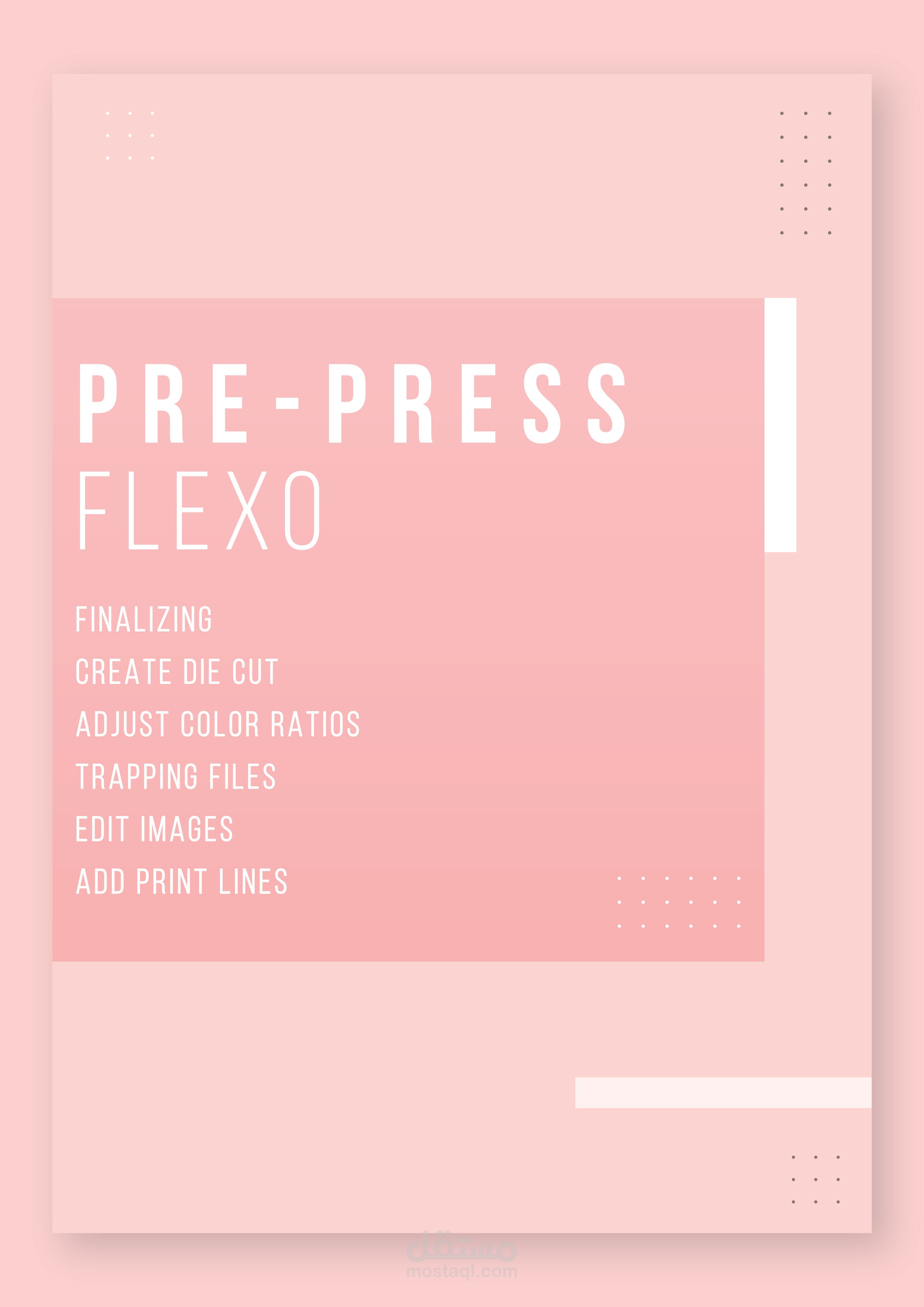 Pre-Press (finalizing)