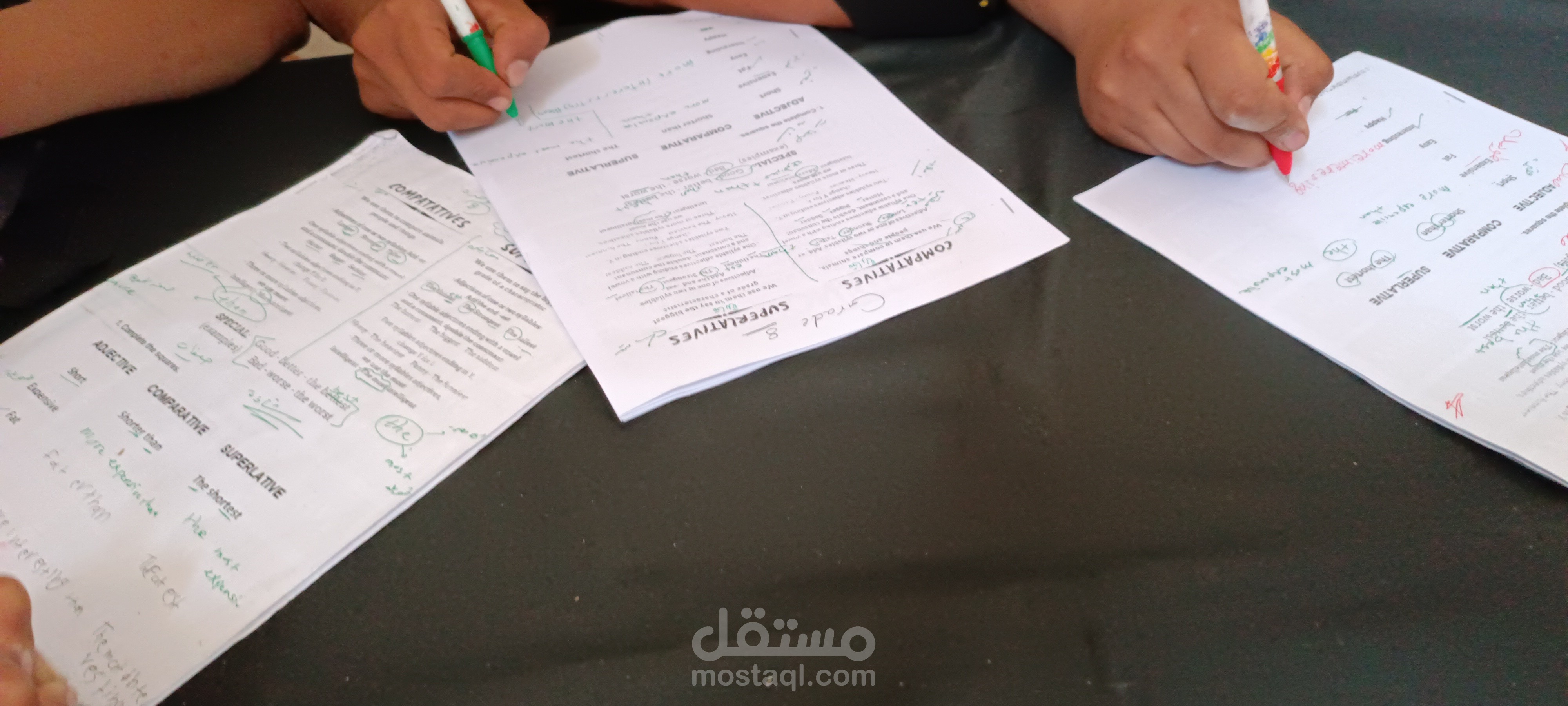 قواعد الصف الثامن