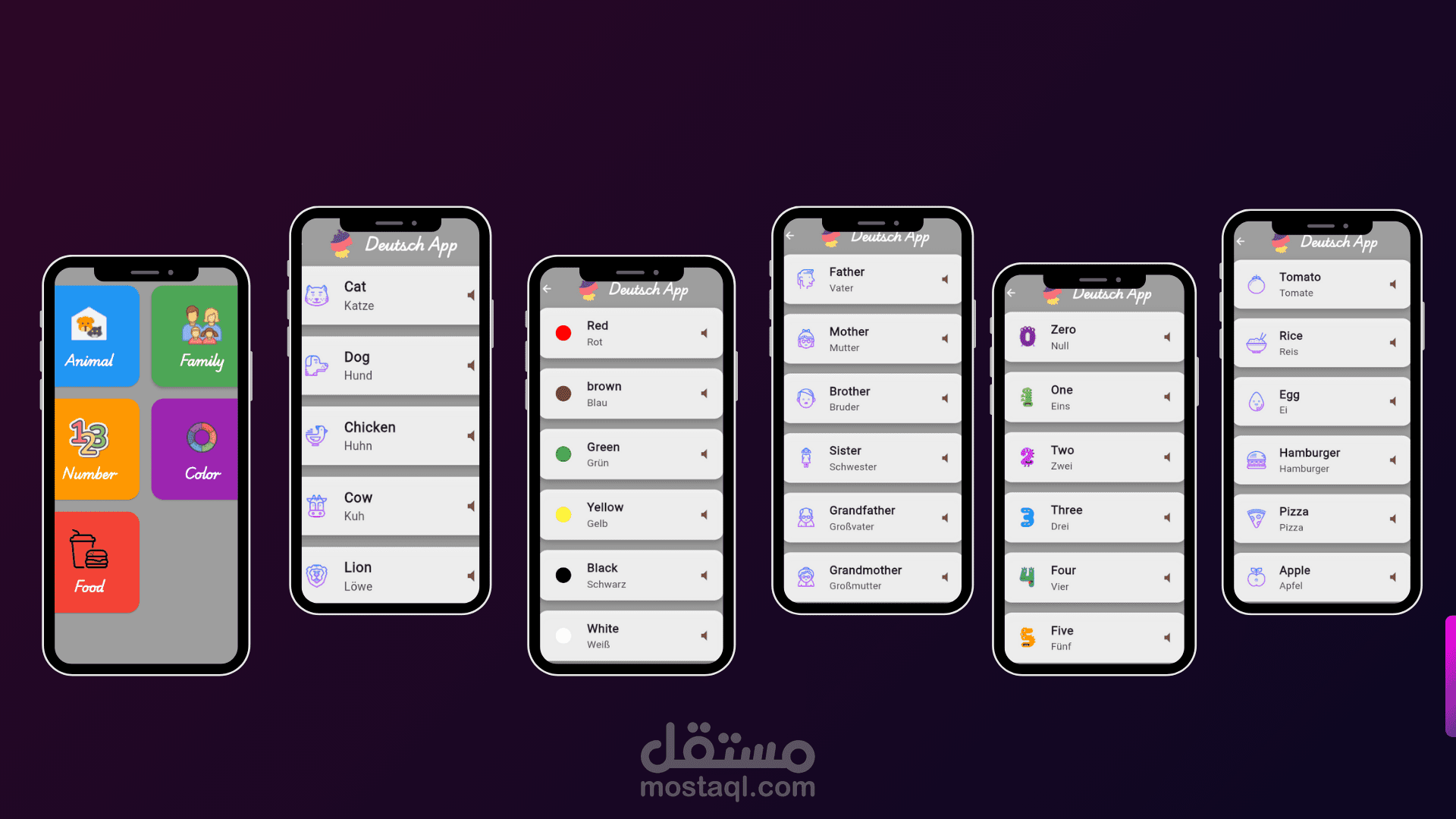 تطبيق لتعليم الأطفال اللغة الألمانية بسهولة