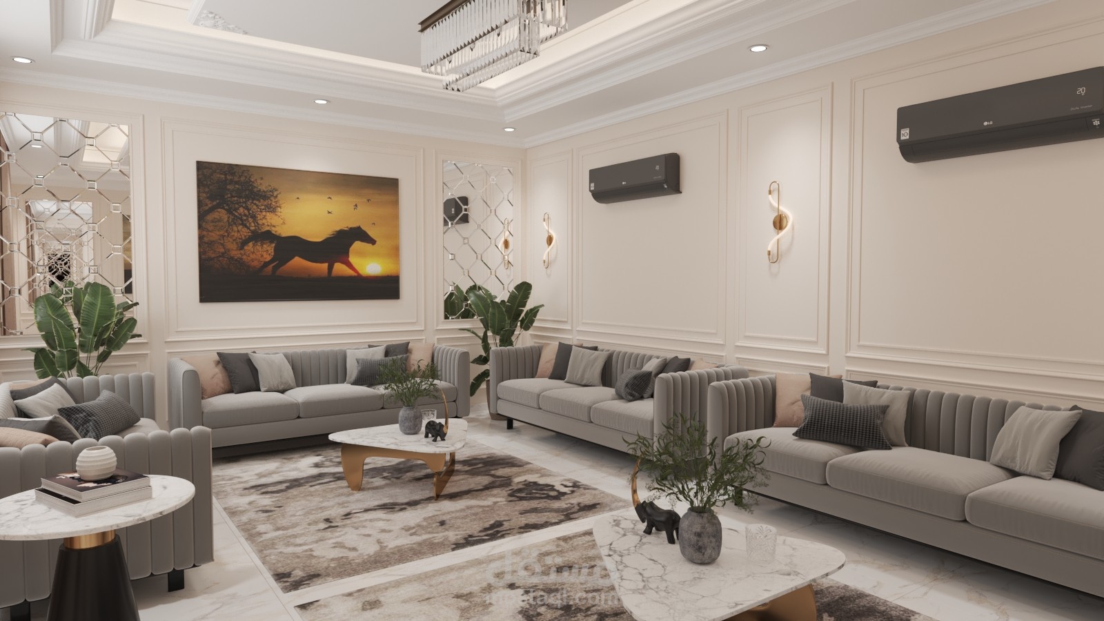 تصميم  مجلس رجال في السعودية