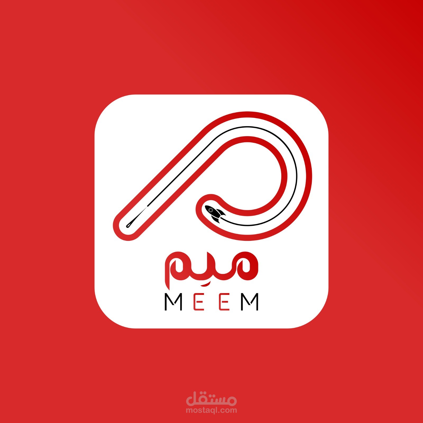 عمل لوجو احترافي وهويه بصرية لصفحه فيس بوك باسم ميم
