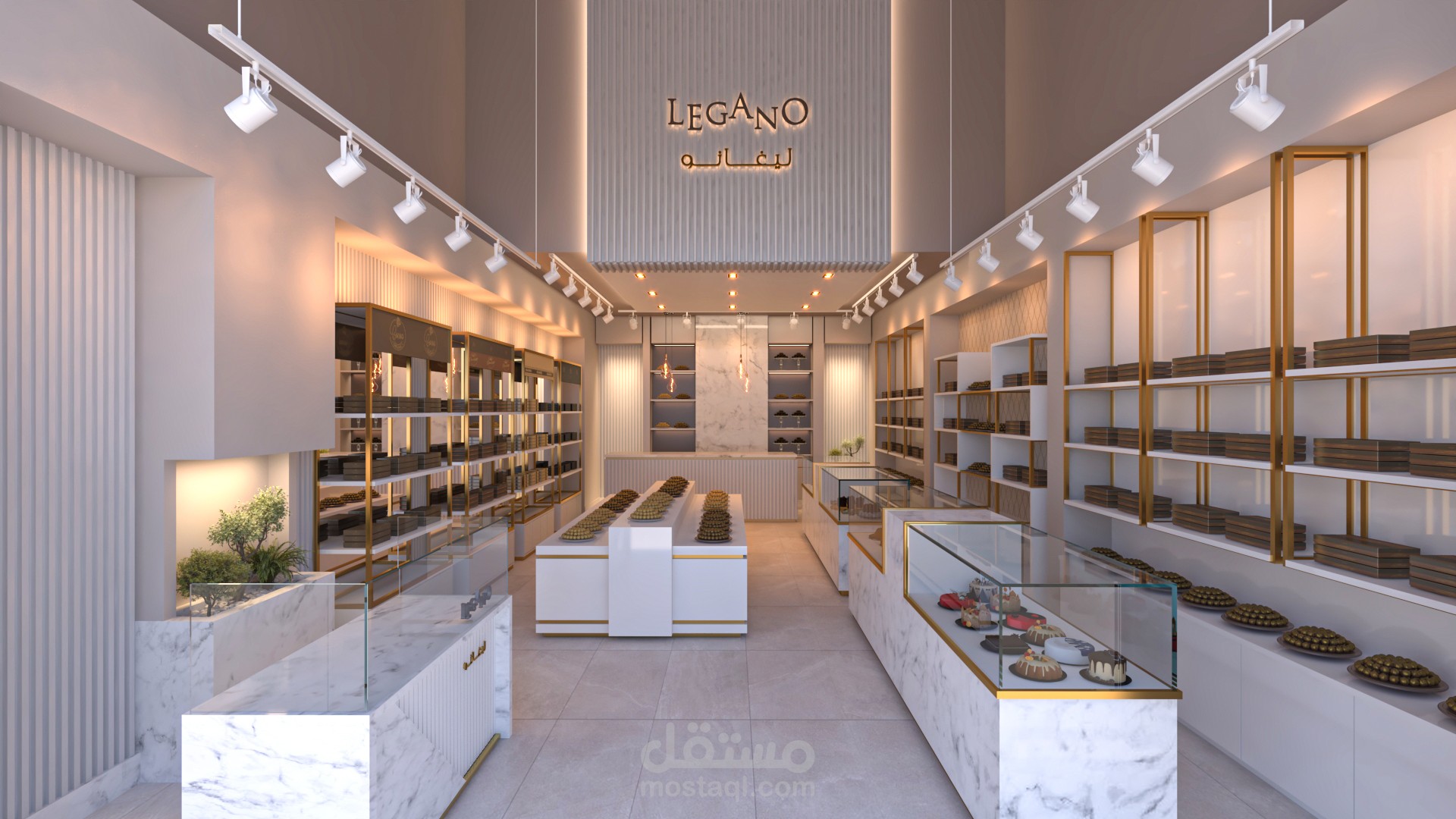 محل بيع شوكولاه مودرن في الرياض