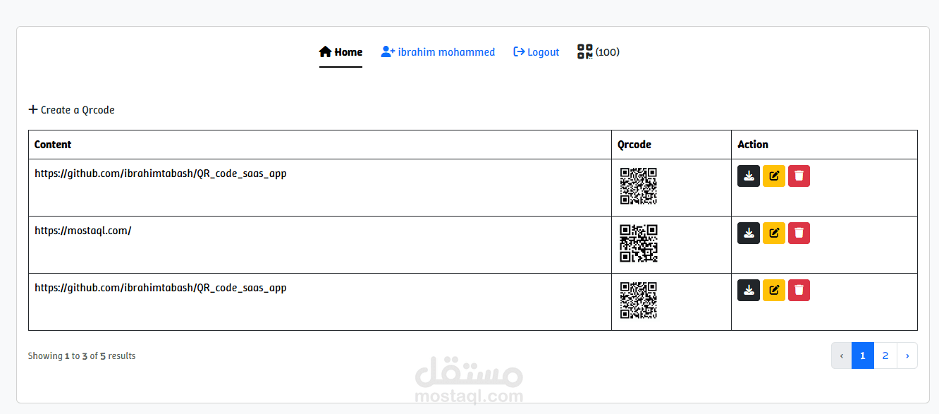 QR code generator