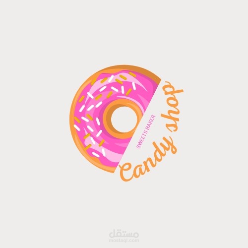 تصميم شعار احترافي لمطعم حلويات