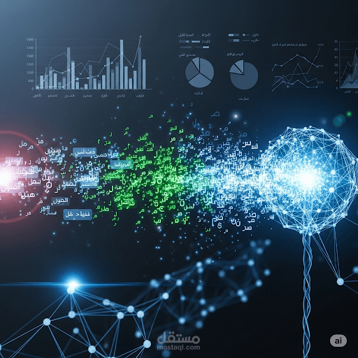 بناء نموذج لتحليل المشاعر في النصوص العربية باستخدام تقنية BERT