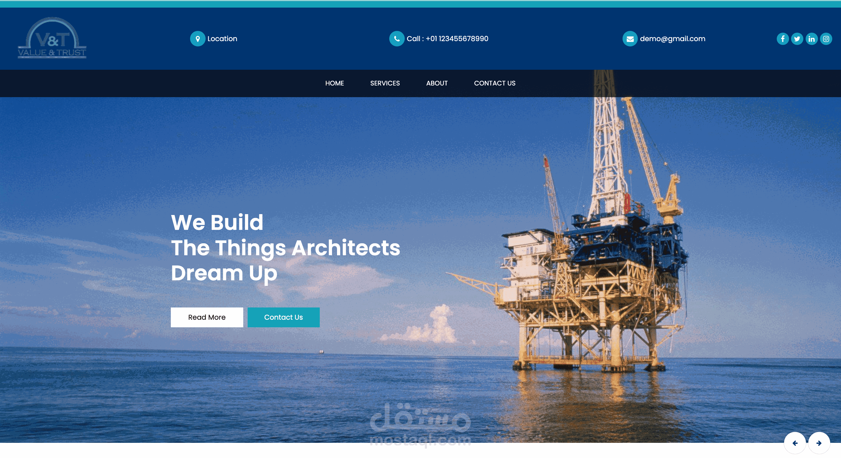 موقع  لشركة طاقة