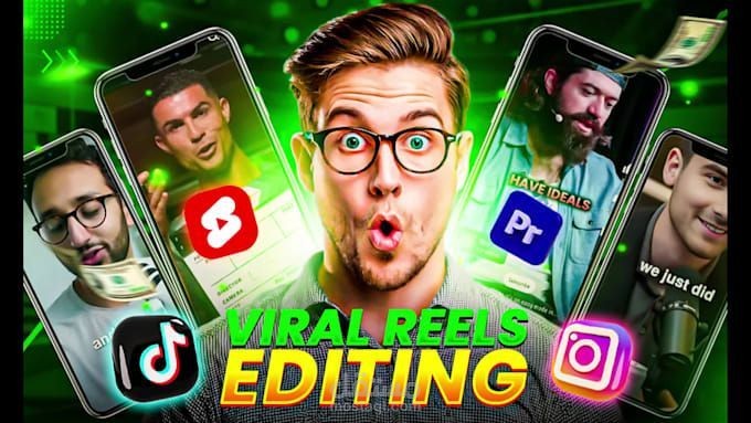 مونتاج احترافي لفيديوهات Reels وShorts بأسلوب جذاب وسريع الانتشار